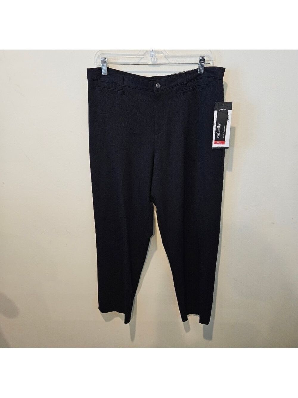 Rafaella NWT Women's Navy Blue Classic Straight Leg Dress Pants, Size 14P